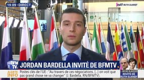Jordan Bardella: "Je ne me suis pas levé pour l'Ode à la joie, parce que je ne me lève que pour l'hymne de mon pays"