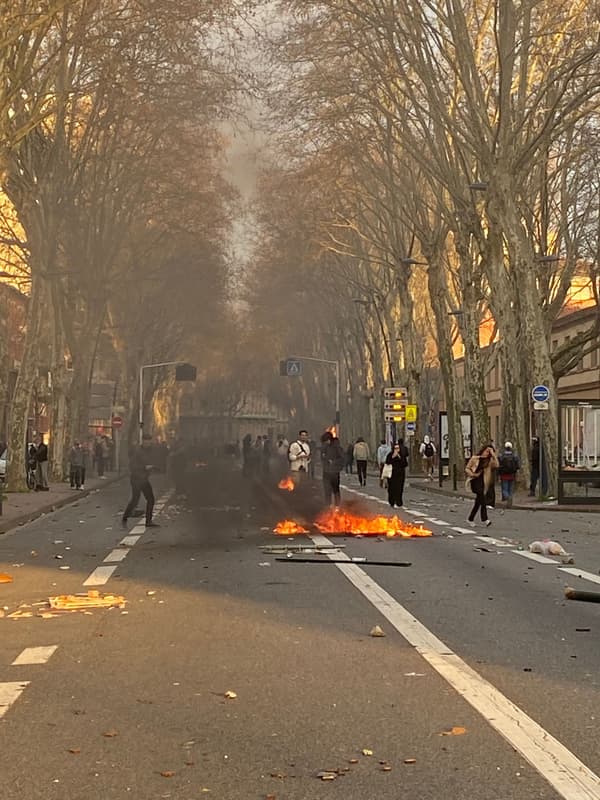 Des tensions dans le centre-ville de Toulouse.