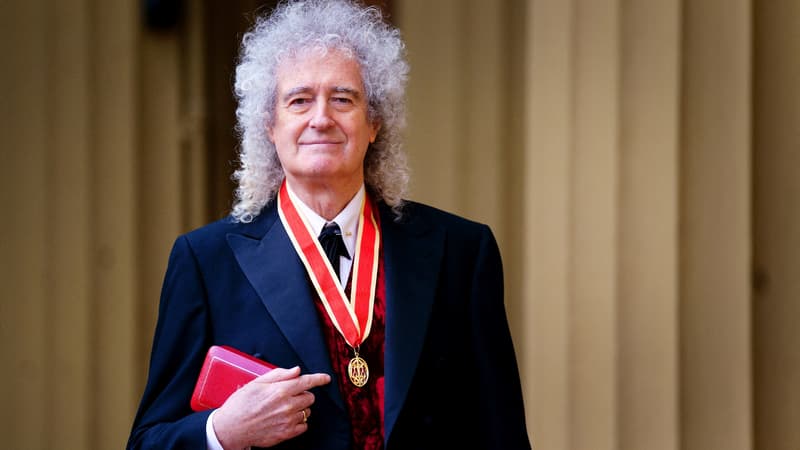 Le guitariste du groupe Queen, Brian May a été distingué par le roi Charles III le 14 mars 2023. 