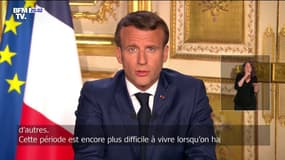 Emmanuel Macron: "Le moment a révélé des failles, des insuffisances"