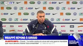 Kylian Mbappé se dit "affecté" par les propos d'Olivier Giroud après France-Bulgarie