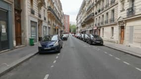 Rue où a eu lieu la tentative d'enlèvement de deux personnes ce mardi 13 mai 2025 dans le 11e arrondissement de Paris