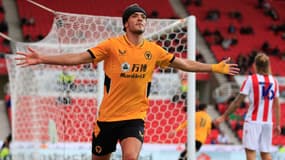 Raul Jimenez, l'attaquant de Wolverhampton.