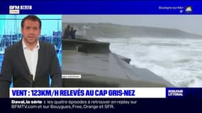 Vent violent sur le littoral: 123 km/h relevés au Cap Gris-Nez