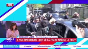 Procès Marine Le Pen : "C'est une condamnation d'une délinquante", affirme Benjamin Lucas, député NFP