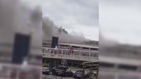 Un feu de détritus a provoqué un incendie dans l'ex-gare maritime de Boulogne-sur-Mer le 8 août 2023.