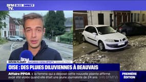 Quels sont les dégâts à Beauvais après le passage de pluies diluviennes ?