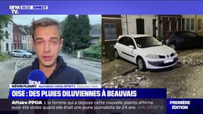 Quels sont les dégâts à Beauvais après le passage de pluies diluviennes ?