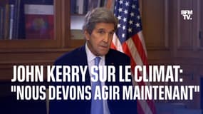 Climat: l'interview de John Kerry sur BFMTV