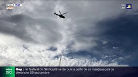 Haute-Provence: 11 poteaux électriques héliportés à Aiglun