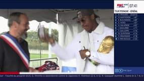 Kimpembé arrive en rockstar avec la Coupe du monde dans sa ville natale