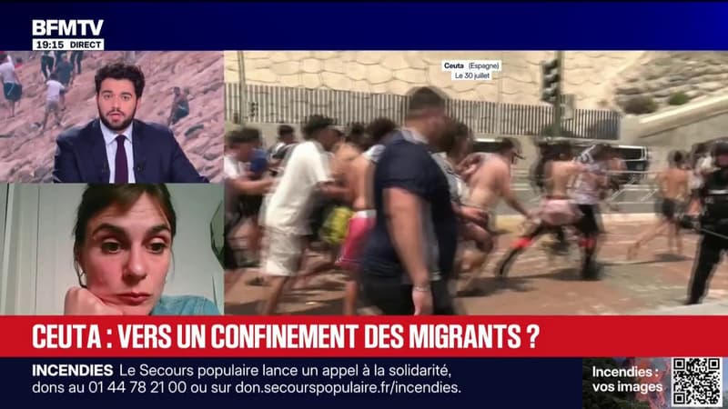 Crise migratoire à Ceuta: "C'est l'accueil qui va permettre de sortir de ça", estime Charlotte Kwantes, porte-parole d'Utopia 56