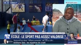 Sport à l'école: "Il ne s'agit pas de faire que des champions, il s'agit de donner de la confiance en soi, de l'apprentissage, de la motricité" 