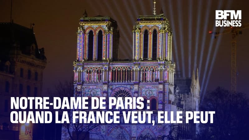 Notre-Dame de Paris: l'exemple parfait de la France qui marche