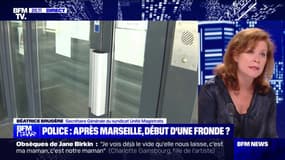 Police: "On ne peut pas faire abstraction" du fait que "les forces de l'ordre sont des cibles", souligne Béatrice Brugère, secrétaire générale d'Unité Magistrats