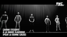Cavani s'essaye à la danse classique (pour la bonne cause)