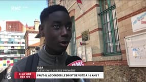 A la Une des GG: Faut-il accorder le droit de vote à 16 ans ? - 12/04