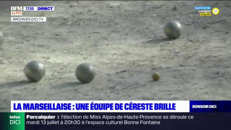 Mondial La Marseillaise à pétanque: une équipe de Céreste brille