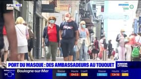 Port du masque: des ambassadeurs au Touquet