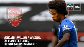 Mercato : Willian à Arsenal gratuitement, officialisation imminente