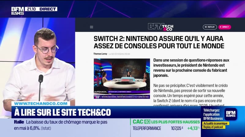 À lire sur le site Tech&Co : Switch 2, Nintendo assure qu'il y aura assez de consoles pour tout le monde, par Sylvain Trinel - 02/07