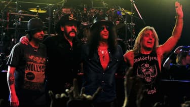Le groupe de heavy metal britannique Motörhead, le 20 avril 2014