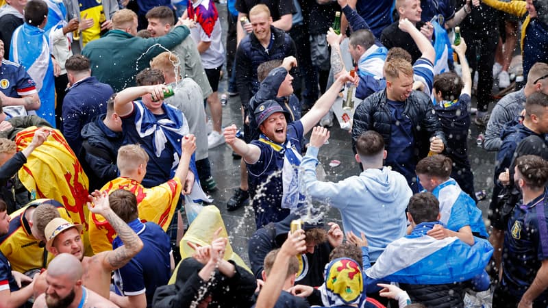 Euro: avant Angleterre-Écosse, la fête complètement barrée des supporters écossais à Londres