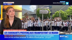  "Le problème n'est pas la répartition mais le nombre de médecins": les soignants provençaux dans la rue
