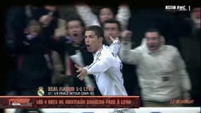 Footissime - les 4 buts marqués par CR7 à l’OL en Champions League