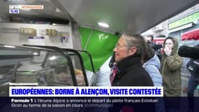 Européennes: Élisabeth Borne à Alençon, une visite contestée