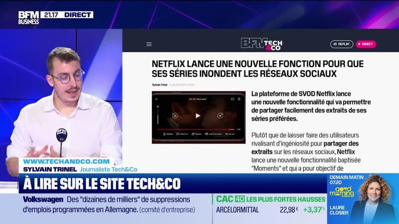 À lire sur le site Tech&Co : Netflix lance une nouvelle fonction pour que ses séries inondent les réseaux sociaux, par Sylvain Trinel - 28/10