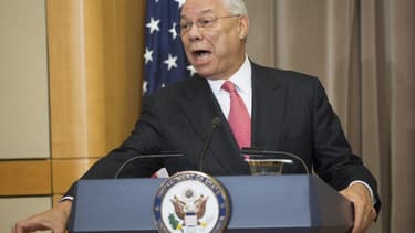 Colin Powell lors d'un discours en 2014 (Illustration)