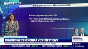 BFM Business avec vous : Dans quel cas les auto-entrepreneurs étaient concernés par la médiation à la consommation ? - 21/01