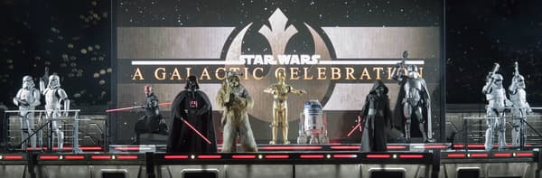 Le spectacle "Star Wars : Une Galaxie Lointaine, Très Lointaine"