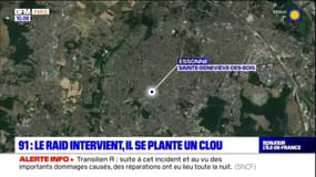 Essonne: le Raid intervient, l’homme pointe un pistolet à clous vers sa tempe et tire