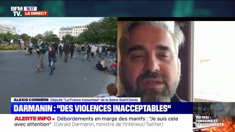 Violences en marge du défilé du 1er-Mai: Alexis Corbière dénonce une 