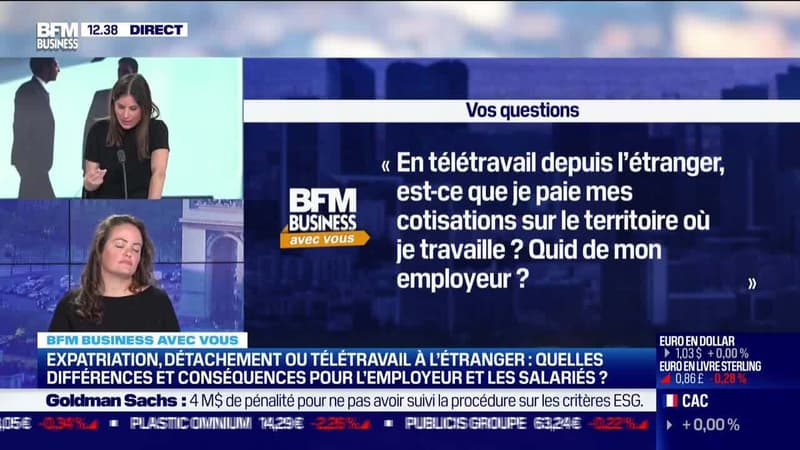 Expatriation, détachement ou télétravail à l'étranger - 23/11