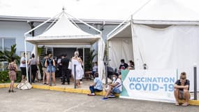 Un centre de vaccination à Cayenne en Guyane le 2 mai 2021.