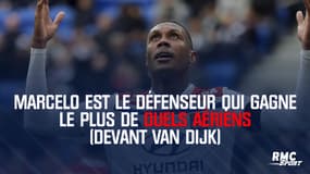 Marcelo est le défenseur européen qui gagne le plus de duels aériens (devant Van Dijk)