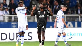 Terem Moffi lors de Auxerre-Lorient, le 16 septembre 2022