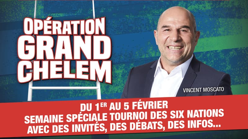 EVENEMENT RMC - "Opération Grand Chelem": semaine spéciale dans le "Super Moscato Show"