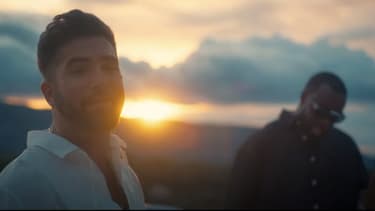 Kendji Girac et Gims dans le clip de "Dernier Métro"