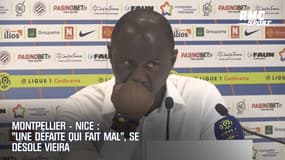 Montpellier – Nice : "Une défaite qui fait mal", se désole Vieira