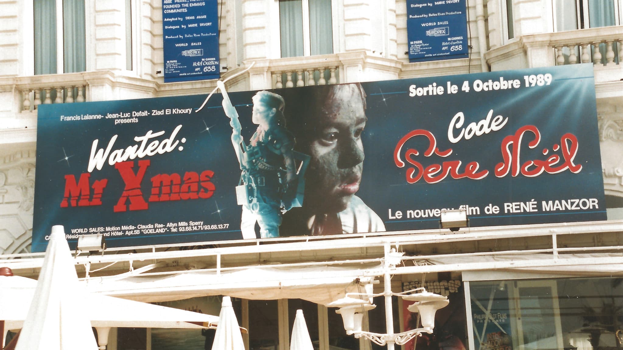 Affiche de "3615 Code Père Noël" au festival de Cannes
