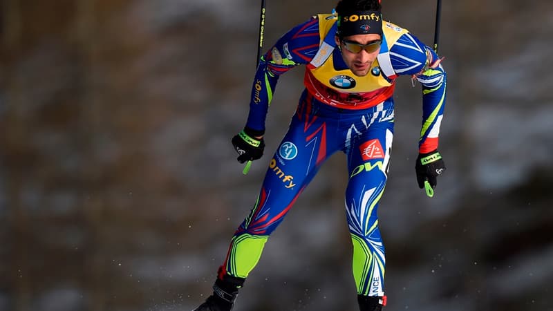 Martin Fourcade, vainqueur de la poursuite à Hochfilzen