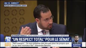 "Je n'ai jamais été le garde du corps d'Emmanuel Macron", assure Alexandre Benalla