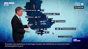 Météo Rhône: Un samedi très nuageux avec quelques précipitations attendues, jusqu'à 12 degrés à Lyon