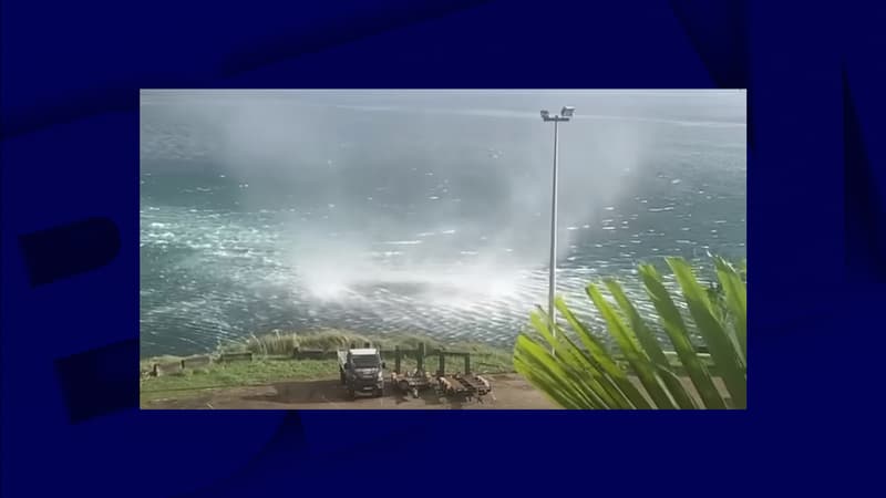 Martinique: une trombe marine a été observée dans la baie de Fort-de-France