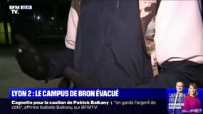 Un manifestant raconte l'évacuation d'un campus de l'université Lyon II des étudiants qui occupaient les lieux