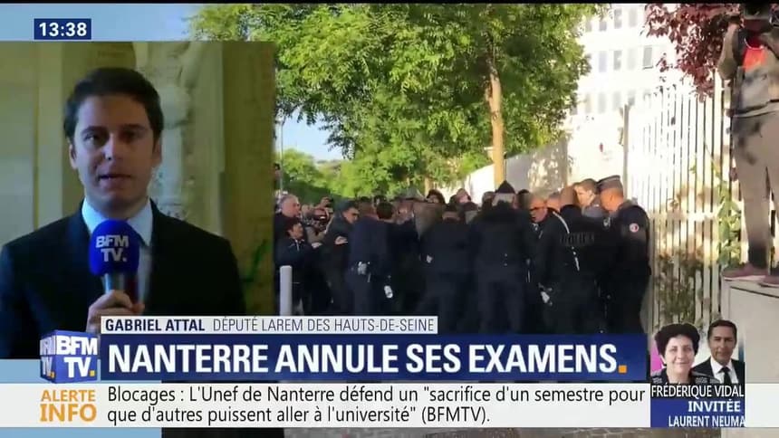 Examens Annules A Nanterre Il Y Avait Des Etudiants Parmi Les Bloqueurs Mais Aussi Beaucoup De Gens Venus De L Exterieur